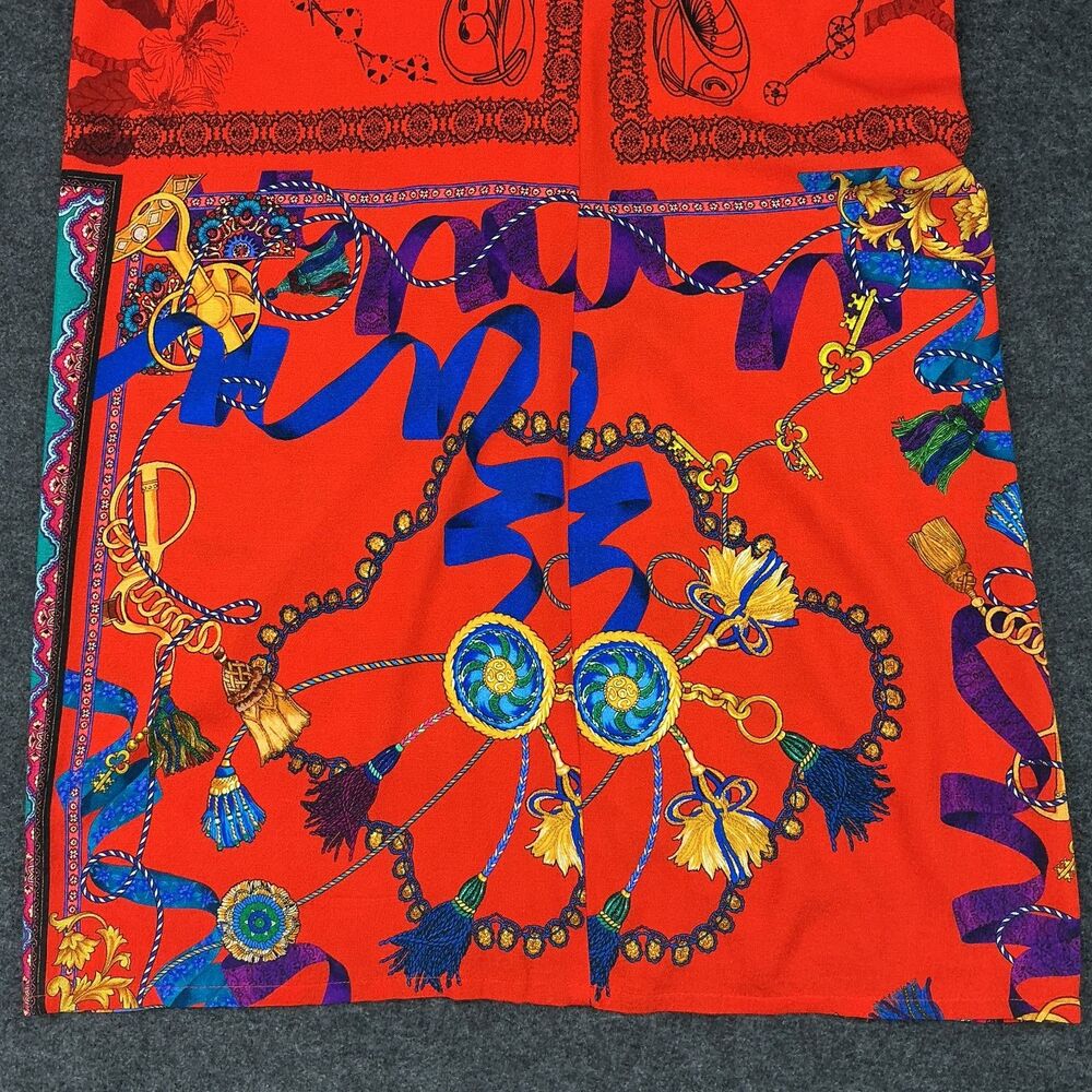 Desigual Koda Dress Size 40 Shift Mini Patchwork BOHO Scarf Print Festival Artsy - Picture 16 of 16